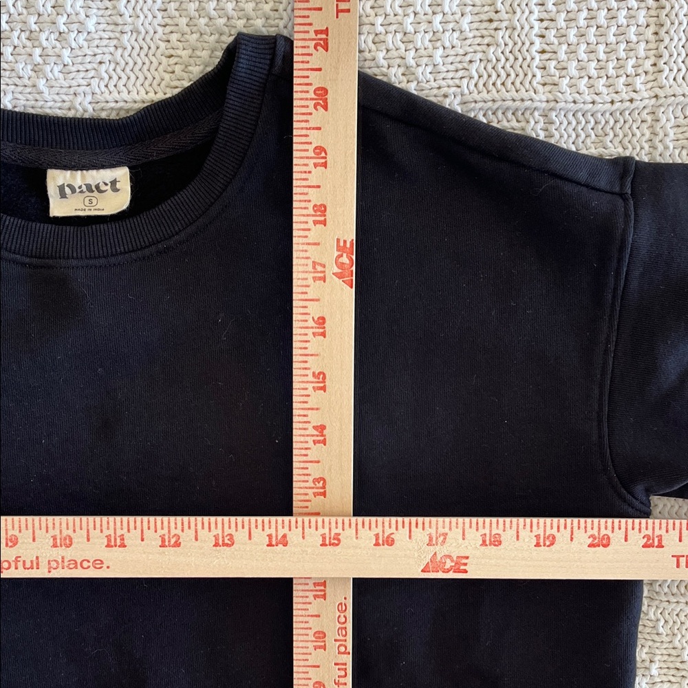 Pact Organic Brushed Fleece Sweatshirt and Sweatpant Set Sz S - Picture 3 of 13